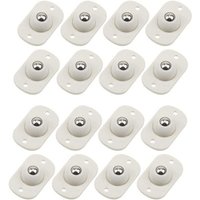 16 selbstklebende Rollen, selbstklebende Kugelräder für Möbelbeine, 360° drehbar 16 selbstklebende Rollen, selbstklebende Kugelräder für Möbelbeine, 360° drehbar von DPZO