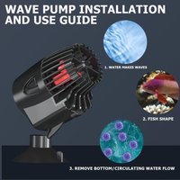 2 Stück Aquarium Pumpe 3000L/H - Ultraschalleise Tauchpumpe mit Saugnäpfen - Leistungsstarke Wasserpumpe für Süßwasser & Meerwasser - Inkl. 2m Kabel 2 Stück Aquarium Pumpe 3000L/H - Ultraschalleise Tauchpumpe mit Saugnäpfen - Leistungsstarke Wasserpumpe für Süßwasser & Meerwasser - Inkl. 2m Kabel von DPZO