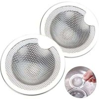 2 Stück Edelstahl Ablaufsieb - Abflussgitter für Küche, Bad, Waschbecken & Wanne - Korrosionsbeständig - Einfache Reinigung 2 Stück Edelstahl Ablaufsieb - Abflussgitter für Küche, Bad, Waschbecken & Wanne - Korrosionsbeständig - Einfache Reinigung von DPZO