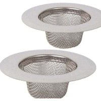 2 Stück Edelstahlsieb, Mini-Spülbeckensieb, Edelstahl-Spülbecken-Abflussfiltersieb, Filtersieb, Filter für Dusche, Badewanne oder Küchenspüle – INHHUB von DPZO