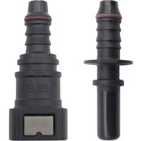 2 Stück Kraftstoffleitungsanschluss, weiblicher gerader Kraftstoffschlauchanschluss, 9,89 Kraftstoffleitungsschlauch-Schnellanschluss id8 von DPZO