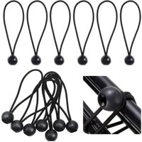20 Stück Gummi-Bungee-Schnüre mit elastischen Planenspannern für Zelt, Camping-Plane, Poster – 15 cm – Schwarz 20 Stück Gummi-Bungee-Schnüre mit elastischen Planenspannern für Zelt, Camping-Plane, Poster – 15 cm – Schwarz von DPZO