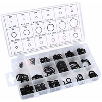 225-teiliges O-Ring-Sortiment-Set, Gummi-Unterlegscheiben-Set, Dichtungsringe für Heim- und Geschäftswerkstätten, Garagen und Klempnerdienste, 18 von DPZO