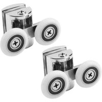 23MM 2Pcs Dusche Tür Rollen Doppel Boden Ersatz Rad INHHUB 23MM 2Pcs Dusche Tür Rollen Doppel Boden Ersatz Rad INHHUB von DPZO