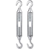 2er-Pack Drahtspannschloss, Kabelspannschloss-Schraubhaken, Edelstahlspannschlösser, für Hochleistungs-Sonnensegel-Befestigungssatz 2er-Pack Drahtspannschloss, Kabelspannschloss-Schraubhaken, Edelstahlspannschlösser, für Hochleistungs-Sonnensegel-Befestigungssatz von DPZO