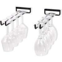 2er Set Glashalter Hängendes Gläserregal für Weinglas, Bierglas - 30cm von DPZO