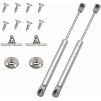 2x Grau Automatische Gasdruckfeder Möbel Hydraulische Feder Dämpfer Tür Arm Scharnier, 60N 2x Grau Automatische Gasdruckfeder Möbel Hydraulische Feder Dämpfer Tür Arm Scharnier, 60N von DPZO