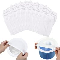 30 Stück Pool-Skimmer-Socken, wiederverwendbarer Vorfilter zum Auffangen von Pollen und Blättern von DPZO