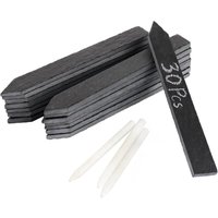 30 Stück Schiefer-Etiketten für Pflanzen mit Kreide, 10x6cm Pflanzenschilder aus Schieferstein, Gartenetiketten wiederverwendbar mit Kreidestift für 30 Stück Schiefer-Etiketten für Pflanzen mit Kreide, 10x6cm Pflanzenschilder aus Schieferstein, Gartenetiketten wiederverwendbar mit Kreidestift für von DPZO