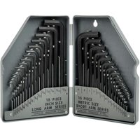 30-teiliger Sechskantschlüsselsatz, Inbusschlüssel 0,7–10 mm mit Etui in metrischen und imperialen Größen 30-teiliger Sechskantschlüsselsatz, Inbusschlüssel 0,7–10 mm mit Etui in metrischen und imperialen Größen von DPZO