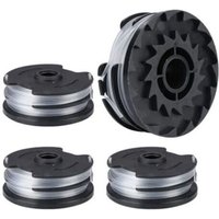 4 Stück Ersatzfadenspulen für, Ersatz-Nylonfaden für LIDL Parkside Trimmer, Trimmer PRTA 20-Li A1,B2,C3,PRT 550 A1,A3,PRT 300 A1-2 x 4 m 1,6 mm,INHHUB 4 Stück Ersatzfadenspulen für, Ersatz-Nylonfaden für LIDL Parkside Trimmer, Trimmer PRTA 20-Li A1,B2,C3,PRT 550 A1,A3,PRT 300 A1-2 x 4 m 1,6 mm,INHHUB von DPZO