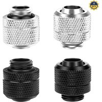 4 Stück G1/4" Gewinde Adapter für PC Wasserkühlung - 2-Wege Verbindungsstück aus Messing - Für DIY Computer Wasserkühlungs System 4 Stück G1/4" Gewinde Adapter für PC Wasserkühlung - 2-Wege Verbindungsstück aus Messing - Für DIY Computer Wasserkühlungs System von DPZO