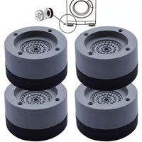 4 Stück Gummi-Antivibrationsmatten für Waschmaschine und Kühlschrank, 4 cm von DPZO