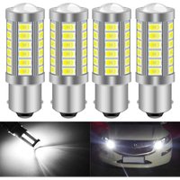 4 stücke 1156 BA15S 1141 7056 5630 33-SMD Weiß 900 Lumen 8000K Super Helle LED Blinker Bremse Stop licht Lampe Birne 12V 3,6 W von DPZO