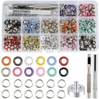 400-teiliges Ösen-Nähset, 5 mm, buntes Metallösen-Set für Leder und Kleidung 400-teiliges Ösen-Nähset, 5 mm, buntes Metallösen-Set für Leder und Kleidung von DPZO