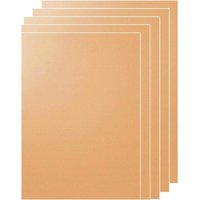 5 Grill-Backmatten, 100 % antihaftbeschichtetes Silikon, Größe 400 x 330 mm von DPZO