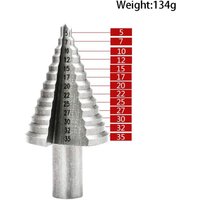 5 mm – 35 mm Metallkegelbohrer, titanbeschichtet, für Schraubendreher und zum Bohren in Stahl, Messing, Holz und Kunststoff 5 mm – 35 mm Metallkegelbohrer, titanbeschichtet, für Schraubendreher und zum Bohren in Stahl, Messing, Holz und Kunststoff von DPZO