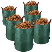 6x Gartensack Rasencontainer Laubsack XXL Grünabfallsack 272L Tonne - Grün 6x Gartensack Rasencontainer Laubsack XXL Grünabfallsack 272L Tonne - Grün von DPZO