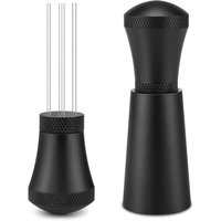 【7-Nadel WDT Werkzeug】Espresso-Verteiler mit Nadeln • Kaffeepulver-Rührwerkzeug für gleichmäßige Extraktion • Schwarzes Präzisionswerkzeug für 【7-Nadel WDT Werkzeug】Espresso-Verteiler mit Nadeln • Kaffeepulver-Rührwerkzeug für gleichmäßige Extraktion • Schwarzes Präzisionswerkzeug für von DPZO