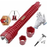 8-in-1-Schraubenschlüssel-Set, Sanitär-Wasserrohr-Werkzeug, Wasserhahn- und Spülbecken-Installateur – INHHUB 8-in-1-Schraubenschlüssel-Set, Sanitär-Wasserrohr-Werkzeug, Wasserhahn- und Spülbecken-Installateur – INHHUB von DPZO