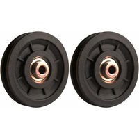 90 mm Nylon-Riemenscheibenlager, Universal-Riemenscheibe für Fitnessgeräte, Garagentor und Kabel von DPZO