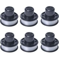 A6226 Fadenspule kompatibel mit Auftipp Rasentrimmer Automatik GL250 / GL310 / GL360 / GL360SB mit 6m Faden, 6er-Pack --INHHUB A6226 Fadenspule kompatibel mit Auftipp Rasentrimmer Automatik GL250 / GL310 / GL360 / GL360SB mit 6m Faden, 6er-Pack --INHHUB von DPZO