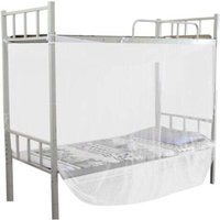 Baldachinbett 180x200cm - 4-Poster-Bett mit Himmel in Weiß - Größe 140x200 & 160x200 cm (Doppelbett & Queen) - Gestell mit Baldachinaufbau von DPZO