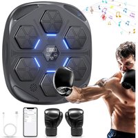 Bluetooth Boxautomat mit Musik & LED-Licht - 9 Trainingsmodi & 18 Geschwindigkeiten - Elektronischer Boxsack für Kinder & Erwachsene - Für Zuhause, Bluetooth Boxautomat mit Musik & LED-Licht - 9 Trainingsmodi & 18 Geschwindigkeiten - Elektronischer Boxsack für Kinder & Erwachsene - Für Zuhause, von DPZO
