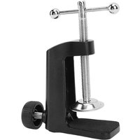 C-förmige Tischbefestigungsklemme, einfach zu montierende schwarze Tischbefestigungsklemme für Schwenkarm-Schreibtischlampen von DPZO