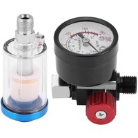 Delaman Luftdruckregler Spritzpistole Wasserfilter-Abscheider-Kit Delaman Luftdruckregler Spritzpistole Wasserfilter-Abscheider-Kit von DPZO
