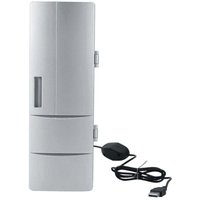 Der kompakte USB-Kühlschrank mit Gefrierfach kann als Bierkühler, Auto-, Büro- oder Reisewärmer verwendet werden. von DPZO