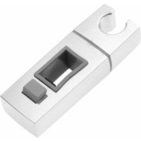 Duschkopf Halterung Rechteckig 15x30mm - Schiebehalter für Handbrause, Kompatibel mit den Meisten Duschschienen - Chrom ABS, Feuchtigkeitsresistent Duschkopf Halterung Rechteckig 15x30mm - Schiebehalter für Handbrause, Kompatibel mit den Meisten Duschschienen - Chrom ABS, Feuchtigkeitsresistent von DPZO