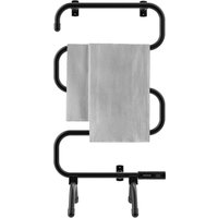 Elektrischer Handtuchwärmer, schwarz - 100W Energieeffizient mit LED-Anzeige & Sicherheitssystem - Boden- oder Wandmontage für Badezimmer Elektrischer Handtuchwärmer, schwarz - 100W Energieeffizient mit LED-Anzeige & Sicherheitssystem - Boden- oder Wandmontage für Badezimmer von DPZO