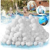 Filterbälle für Sandfilteranlagen - Universell für Pool & Schwimmbad Filteranlagen - Umweltfreundliche Filtermedien aus PP-Material (Wiederverwendbar von DPZO