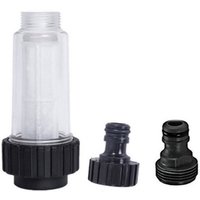 Filtro de agua para hidrolimpiadoras Conexión 3/4" con 2 racores rápidos Filtro de arena para bombas de agua Compatible con Kärcher K2-K7 para bombas von DPZO