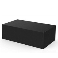 Gartentisch-Abdeckung, wasserdichte Abdeckplane, Schutzhülle für Gartenmöbel und Winterlagerung, 180 x 120 x 74 cm, Schwarz von DPZO