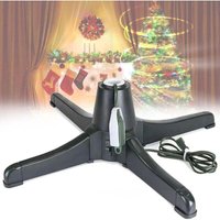 Großer Weihnachtsbaum mit elektrisch drehbarem Sockel, Weihnachtsbaumständer, 360° drehbarer künstlicher Weihnachtsbaumsockel, elektrisch drehbarer Großer Weihnachtsbaum mit elektrisch drehbarem Sockel, Weihnachtsbaumständer, 360° drehbarer künstlicher Weihnachtsbaumsockel, elektrisch drehbarer von DPZO