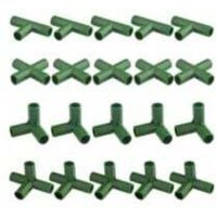 INHHUB 20 Stück Hochleistungs-Rahmenverbinder für Gewächshäuser und Pflanzen, 11 mm von DPZO