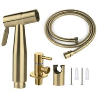 INHHUB Bidet-Toilettensprüher aus Edelstahl, Bidet-Sprühset, Wasserhahn-Sprühgerät (Gold) von DPZO