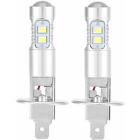 INHHUB Scheinwerferlampen, 2x H1 6000K Ultraweiß 100W LED-Scheinwerferlampen-Kit für Abblendlicht-INHHUB INHHUB Scheinwerferlampen, 2x H1 6000K Ultraweiß 100W LED-Scheinwerferlampen-Kit für Abblendlicht-INHHUB von DPZO