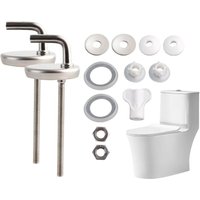 INHHUB Toilettensitzscharniere aus Edelstahl, 2 Stück, wandmontierte Toilettensitzscharniere aus Edelstahl, Toilettensitz-Ersatzscharniere fürs Büro INHHUB Toilettensitzscharniere aus Edelstahl, 2 Stück, wandmontierte Toilettensitzscharniere aus Edelstahl, Toilettensitz-Ersatzscharniere fürs Büro von DPZO
