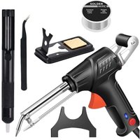 Intern beheizte Industrieschweißwerkzeuge, multifunktionaler Lötkolben, Schweißpistole, tragbares Schweißgerät, Schweißgerät (schwarz, externe von DPZO