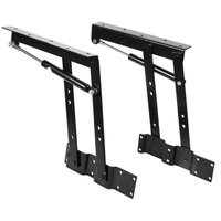 Klappbarer Couchtisch mit Scharnier-Hebemechanismus und federbelastetem Tablett (1 Paar) von DPZO