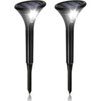 Leistungsstarkes Solarlicht für den Außenbereich, IP65-Solarbeleuchtung, Bewegungsmelder für Garten und Einfahrt (2er-Pack) von DPZO