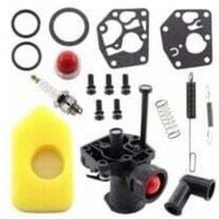 Luftfilter 698369, Reglerfeder 691859, 692211 und Membran 795083 495770, Vergaser-Kit für Briggs & Stratton 499809 498809A 494406 Rasenmäher – INHHUB von DPZO