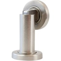 Magnetischer Türstopper MS010, Edelstahl mit Befestigungsmaterial, Ø 5 cm, H 8,4 cm von DPZO