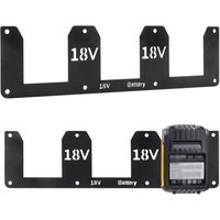 Metall-Batterie-Wandhalterung, Batteriespeichergerät, 18V Metall-Batterie-Wandhalterung, Batteriespeichergerät, 18V von DPZO