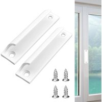 [NEUWERTIG] 2 Stück Griff aus Aluminiumlegierung, Schiebetürgriff, Balkontürgriff, Schrankschubladengriff für Fenster, Möbelbeschläge mit Schrauben von DPZO