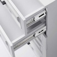 [NEUWERTIG] 2er-Pack 300 mm Kugellager-Schubladenschienen mit sanftem Schließen, Rollenschienen aus Edelstahl 304D, Möbelschienen für Holzschubladen von DPZO