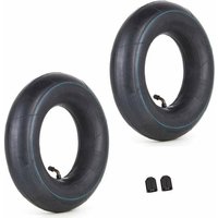 [NEUWERTIG] 2er-Pack 4.00/3.50-6 350/400-6 3.50-6 4.00-6 4.10-6 Schläuche mit gebogenem TR87-Ventilschaft – Ersatz für Rasenmäher, Gartenanhänger, von DPZO